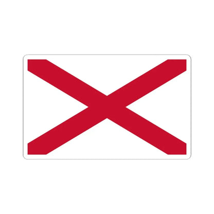 Saint Patricks Saltire (Ireland) STICKER Vinyl Kiss-Cut Decal 6 Inch White - The Sticker Space