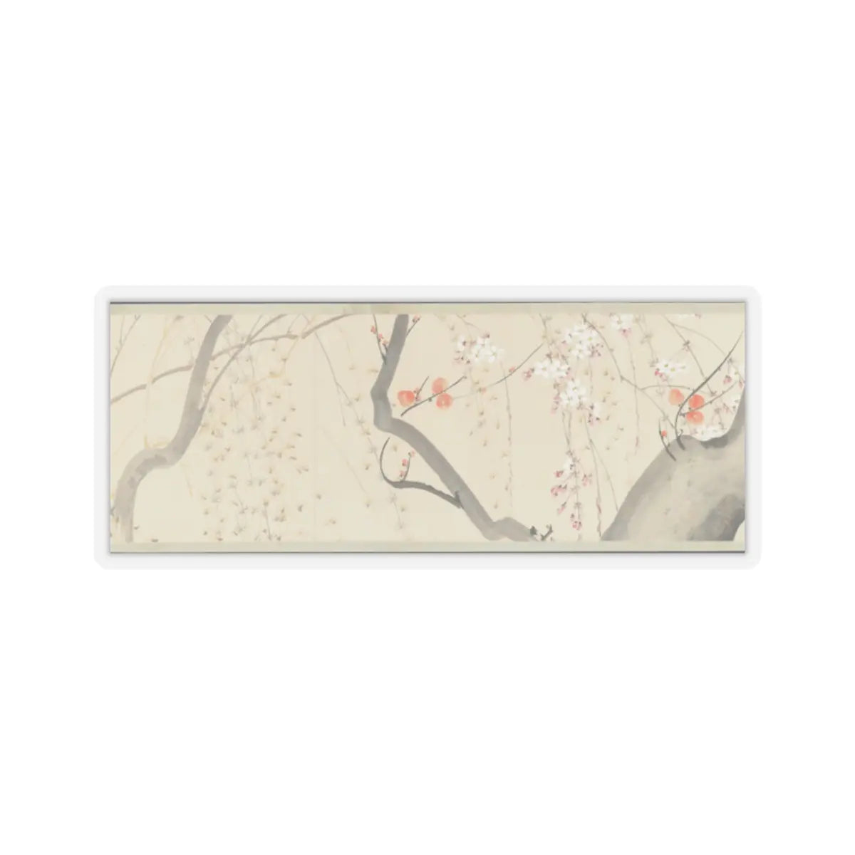 Sakai Hōitsu - Flowers of the Four Seasons - 1815 v1 - STICKER Vinyl Kiss-Cut Decal