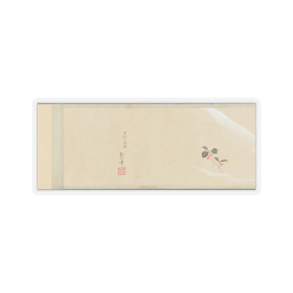 Sakai Hōitsu - Flowers of the Four Seasons - 1815 v13 - STICKER Vinyl Kiss-Cut Decal