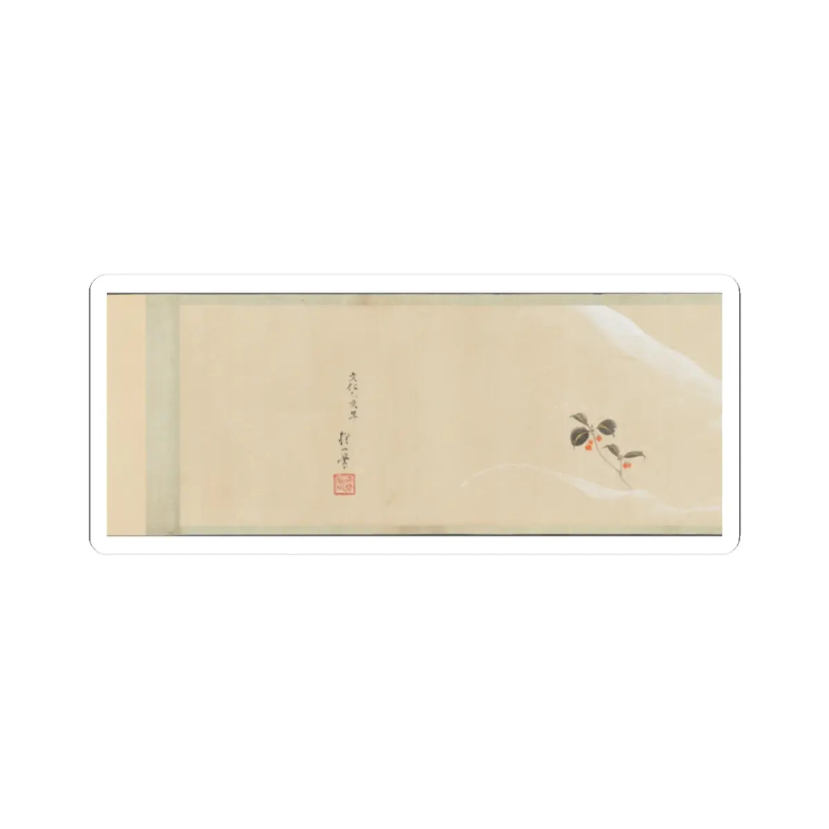 Sakai Hōitsu - Flowers of the Four Seasons - 1815 v13 - STICKER Vinyl Kiss-Cut Decal