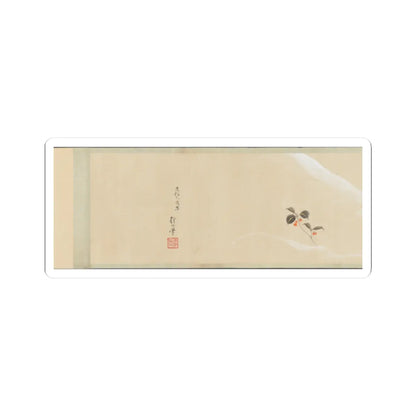 Sakai Hōitsu - Flowers of the Four Seasons - 1815 v13 - STICKER Vinyl Kiss-Cut Decal