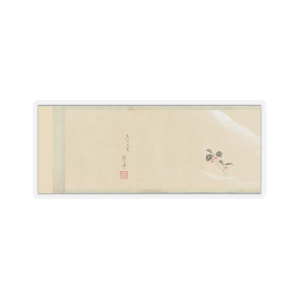 Sakai Hōitsu - Flowers of the Four Seasons - 1815 v13 - STICKER Vinyl Kiss-Cut Decal