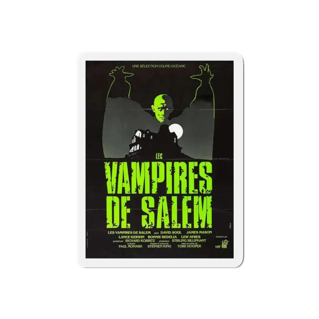 SALEM'S LOT (FRENCH) 1979 Movie Poster - Refrigerator Magnet 5 Inch Die-Cut - The Sticker Space