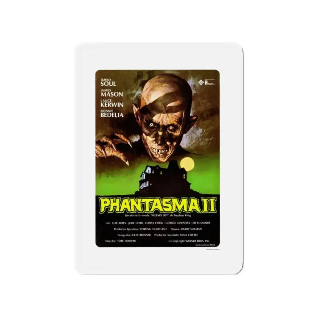 SALEM'S LOT (SPAIN) 1979 Movie Poster - Refrigerator Magnet 2 Inch Die-Cut - The Sticker Space