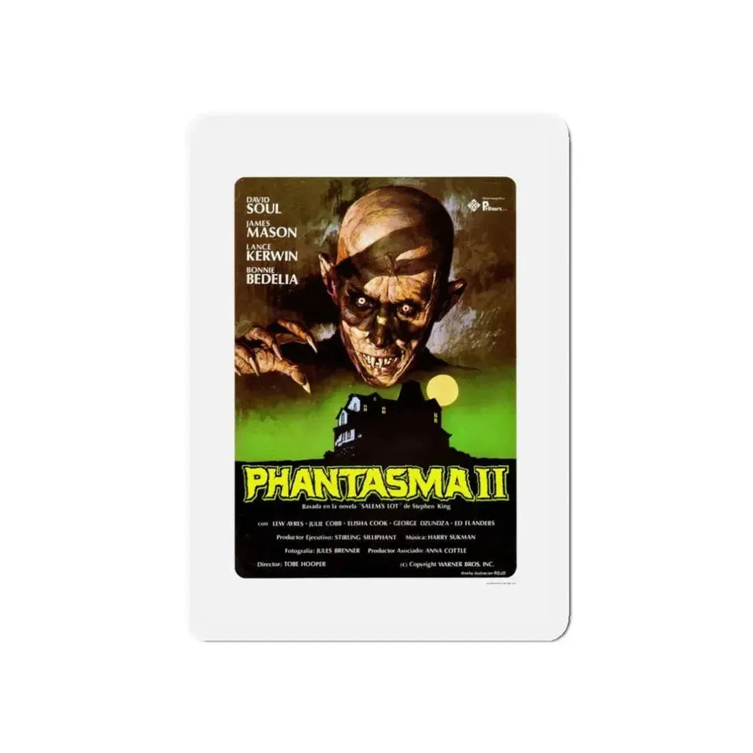 SALEM'S LOT (SPAIN) 1979 Movie Poster - Refrigerator Magnet 3 Inch Die-Cut - The Sticker Space