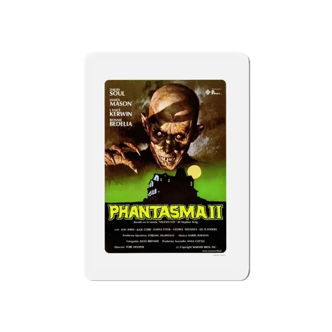 SALEM'S LOT (SPAIN) 1979 Movie Poster - Refrigerator Magnet 4 Inch Die-Cut - The Sticker Space