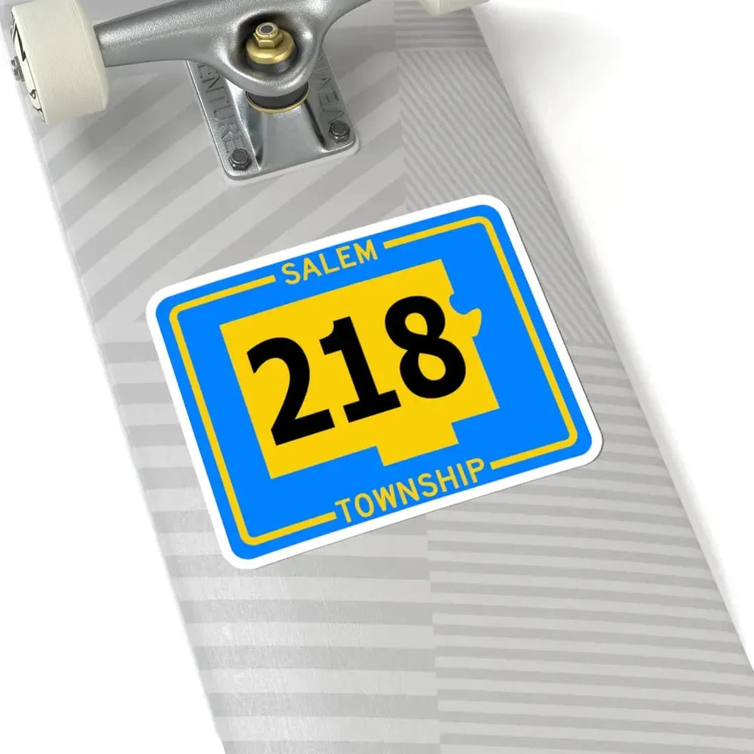 Salem Township Route 218 Tuscarawas County Ohio (Ohio) (Road Sign) STICKER Vinyl Kiss-Cut Decal - The Sticker Space