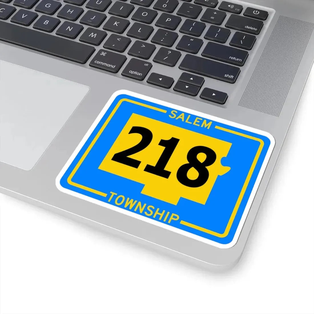 Salem Township Route 218 Tuscarawas County Ohio (Ohio) (Road Sign) STICKER Vinyl Kiss-Cut Decal - The Sticker Space