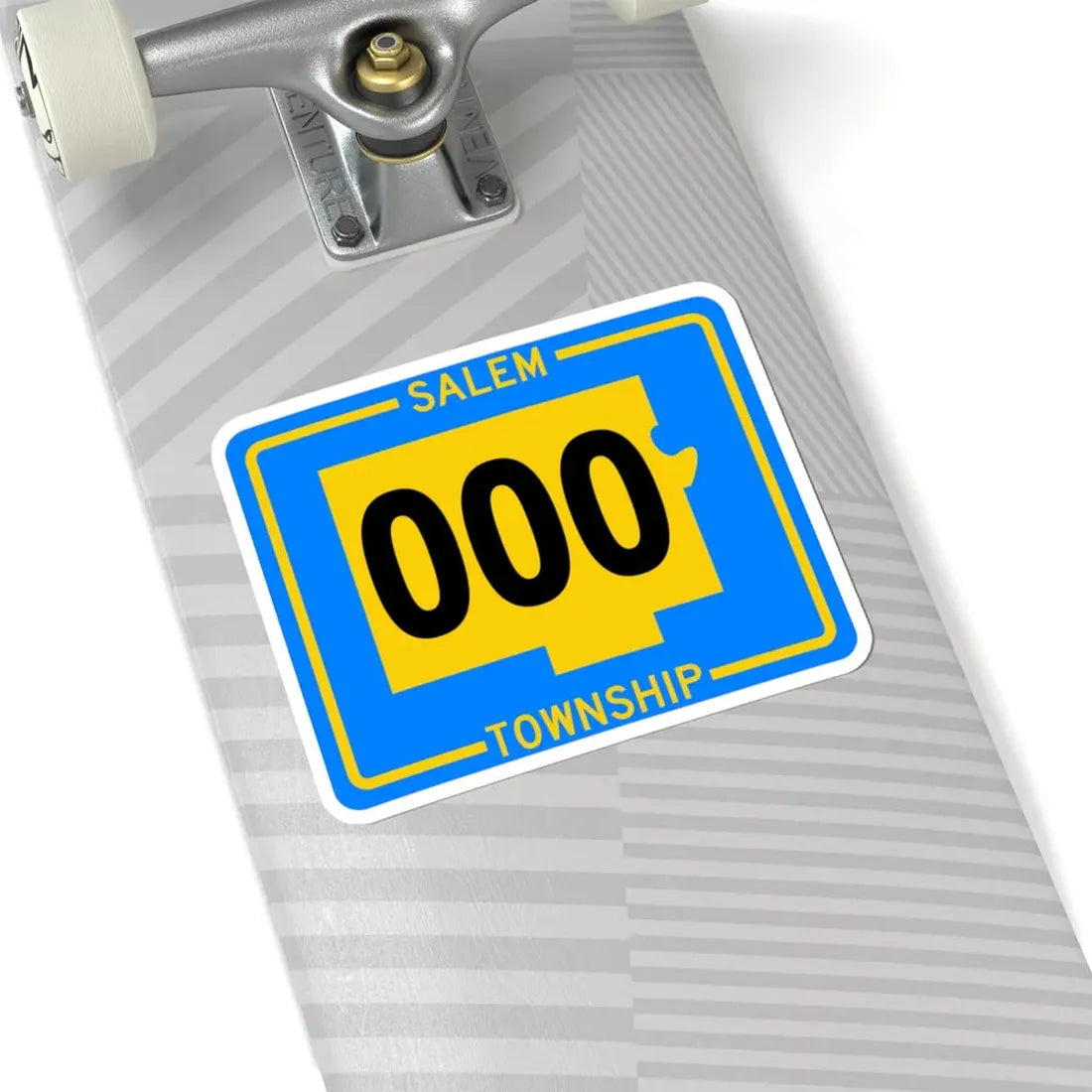 Salem Township Tuscarawas County Ohio route shield template (Ohio) (Road Sign) STICKER Vinyl Kiss-Cut Decal - The Sticker Space