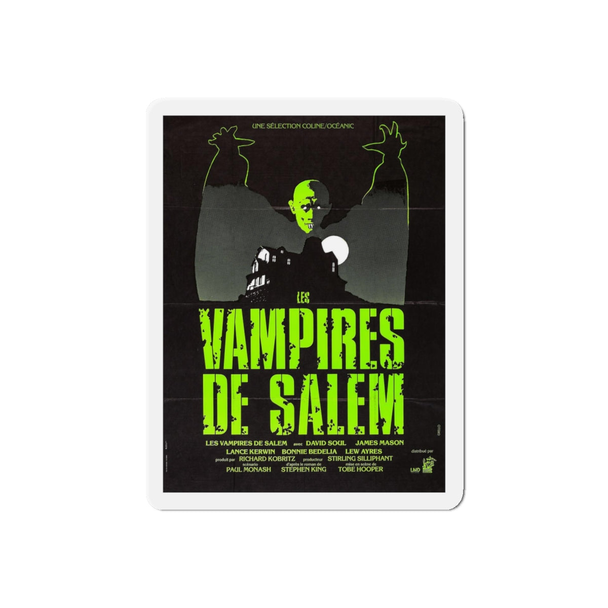 SALEM'S LOT (FRENCH) 1979 Movie Poster - Refrigerator Magnet-5" x 5"-The Sticker Space