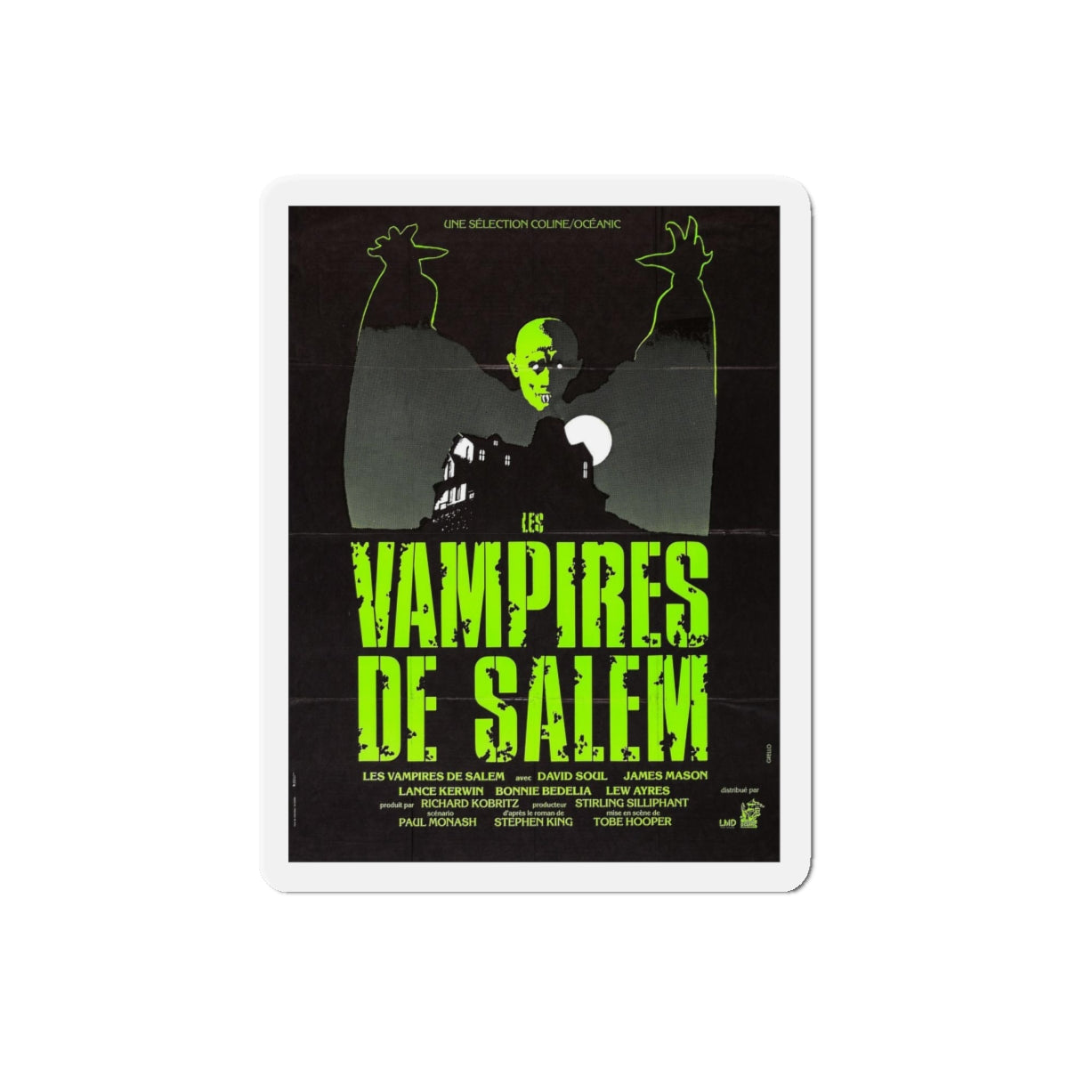 SALEM'S LOT (FRENCH) 1979 Movie Poster - Refrigerator Magnet-6" × 6"-The Sticker Space