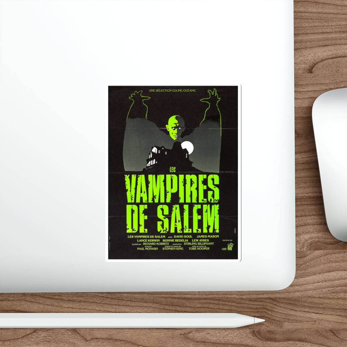 SALEM'S LOT (FRENCH) 1979 Movie Poster STICKER Vinyl Die-Cut Decal-The Sticker Space