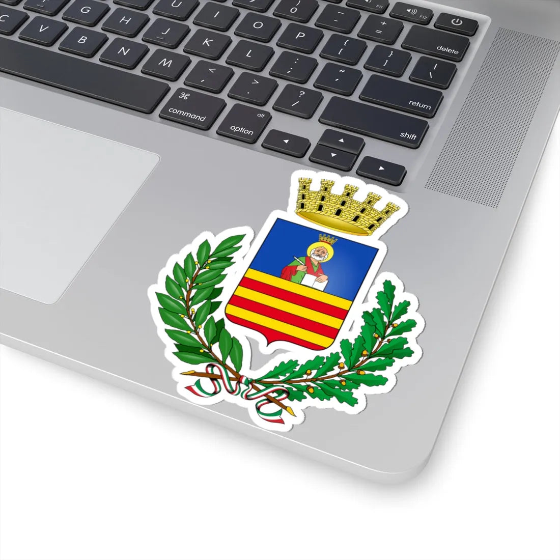 Salerno-Stemma (Italy) (Coat of Arms) STICKER Vinyl Kiss-Cut Decal - The Sticker Space