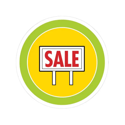 Salesmanship (Boy Scout Merit Badge) STICKER Vinyl Kiss-Cut Decal 3 Inch White - The Sticker Space