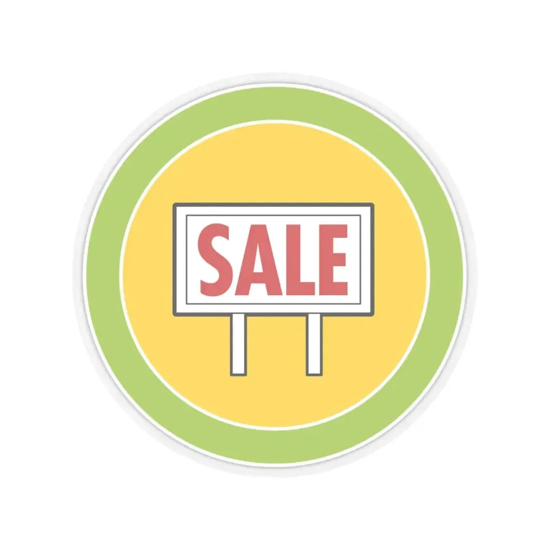 Salesmanship (Boy Scout Merit Badge) STICKER Vinyl Kiss-Cut Decal 4 Inch Transparent - The Sticker Space