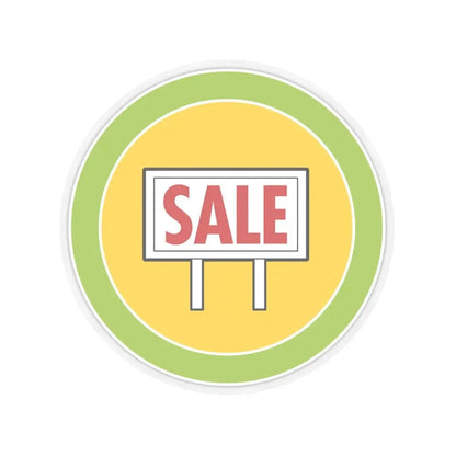 Salesmanship (Boy Scout Merit Badge) STICKER Vinyl Kiss-Cut Decal 6 Inch Transparent - The Sticker Space