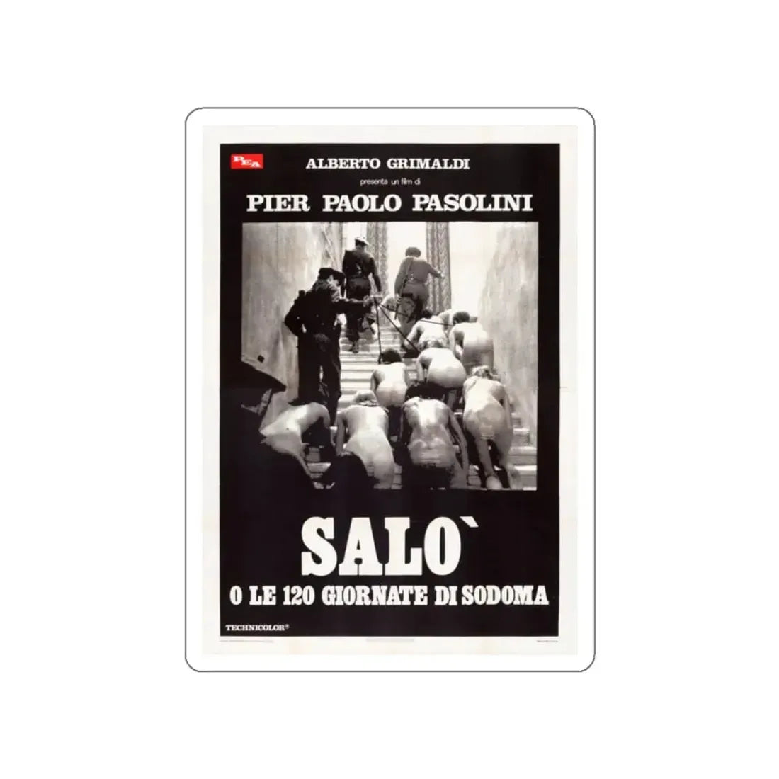 SALO 1975 Movie Poster STICKER Vinyl Die-Cut Decal 2 Inch - The Sticker Space