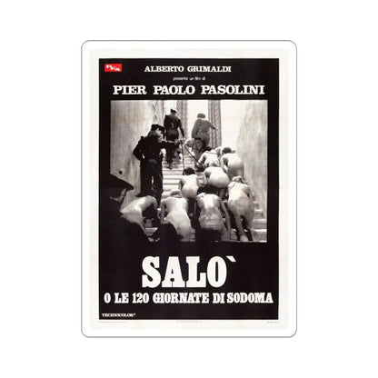 SALO 1975 Movie Poster - STICKER Vinyl Kiss-Cut Decal 6 Inch White - The Sticker Space