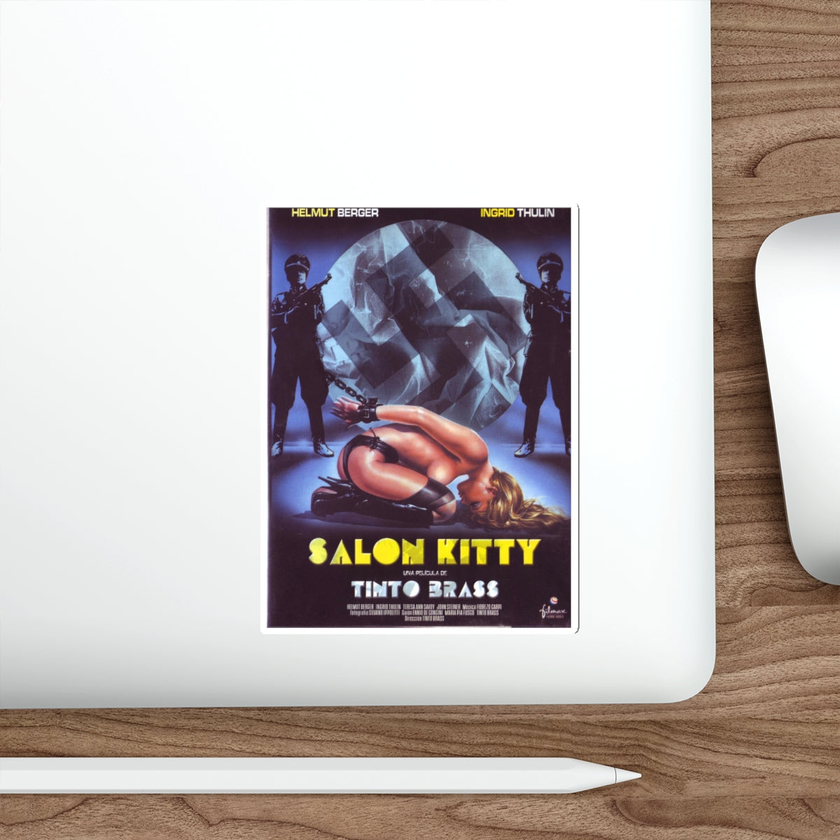 SALON KITTY 1976 Movie Poster STICKER Vinyl Die-Cut Decal-The Sticker Space