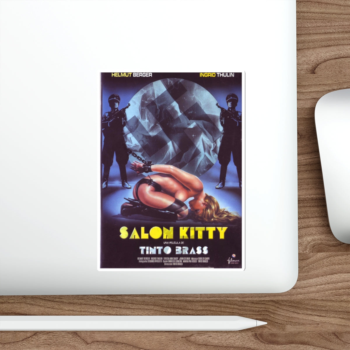 SALON KITTY 1976 Movie Poster STICKER Vinyl Die-Cut Decal-The Sticker Space