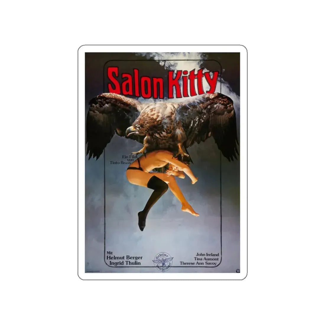 SALON KITTY (2) 1976 Movie Poster STICKER Vinyl Die-Cut Decal 5 Inch - The Sticker Space