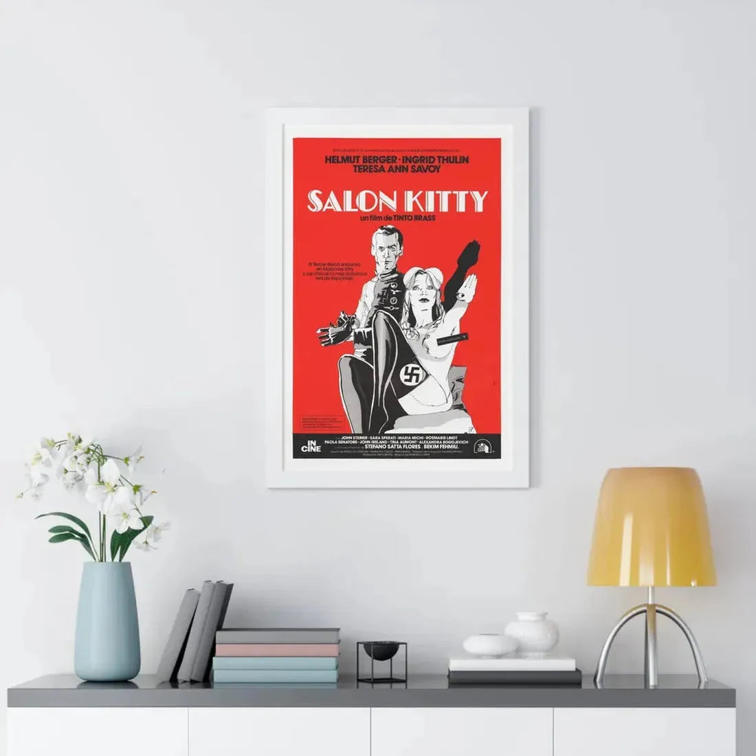 SALON KITTY (3) 1976 - Framed Movie Poster - The Sticker Space