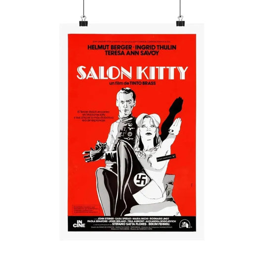 SALON KITTY (3) 1976 - Paper Movie Poster 12″ x 18″ Matte - The Sticker Space