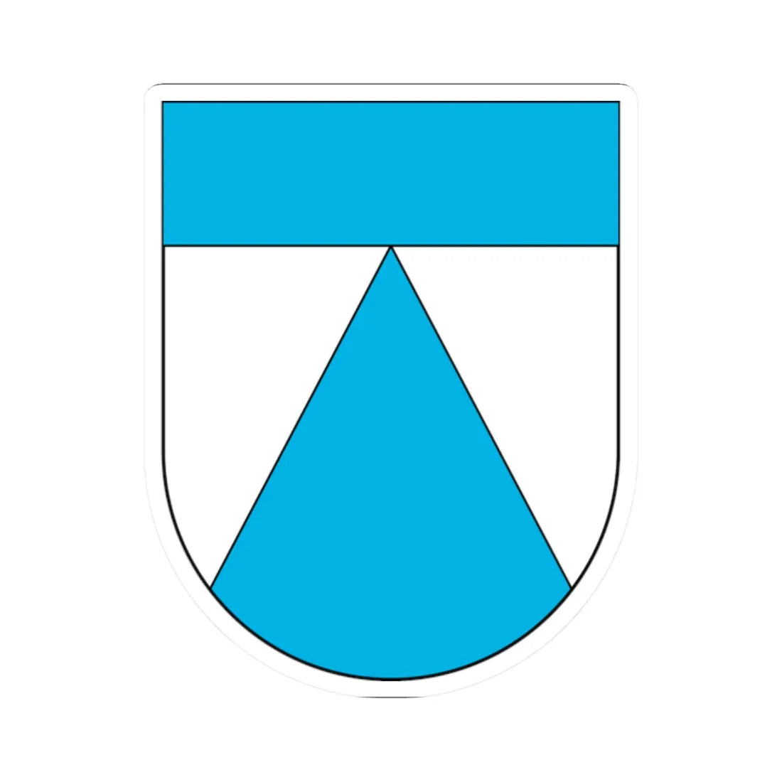 Salorno-Stemma (Italy) (Coat of Arms) STICKER Vinyl Kiss-Cut Decal 2 Inch White - The Sticker Space