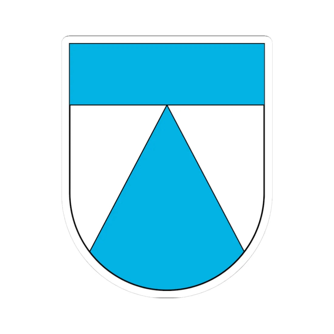 Salorno-Stemma (Italy) (Coat of Arms) STICKER Vinyl Kiss-Cut Decal 3 Inch White - The Sticker Space