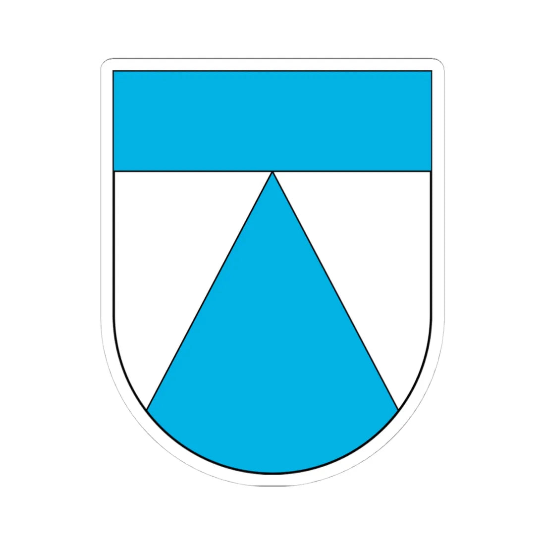 Salorno-Stemma (Italy) (Coat of Arms) STICKER Vinyl Kiss-Cut Decal 4 Inch White - The Sticker Space