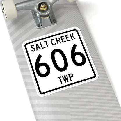 Salt Creek Township Route 206 Holmes County Ohio (Ohio) (Road Sign) STICKER Vinyl Kiss-Cut Decal - The Sticker Space