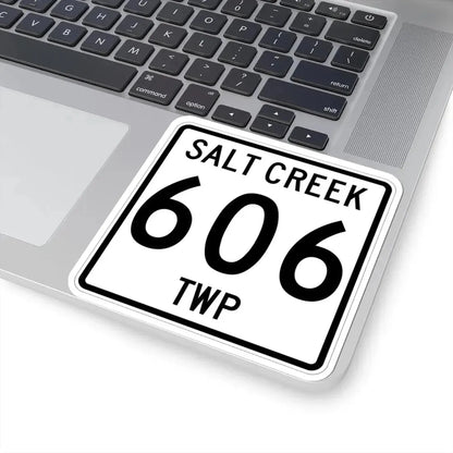 Salt Creek Township Route 206 Holmes County Ohio (Ohio) (Road Sign) STICKER Vinyl Kiss-Cut Decal - The Sticker Space