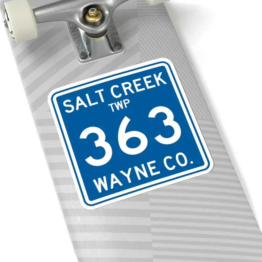 Salt Creek Township Route 363 Wayne County Ohio (Ohio) (Road Sign) STICKER Vinyl Kiss-Cut Decal - The Sticker Space