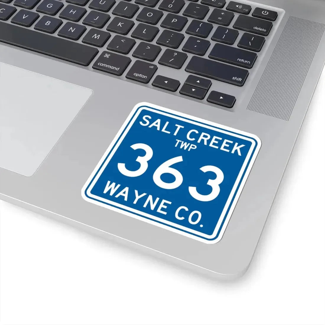 Salt Creek Township Route 363 Wayne County Ohio (Ohio) (Road Sign) STICKER Vinyl Kiss-Cut Decal - The Sticker Space