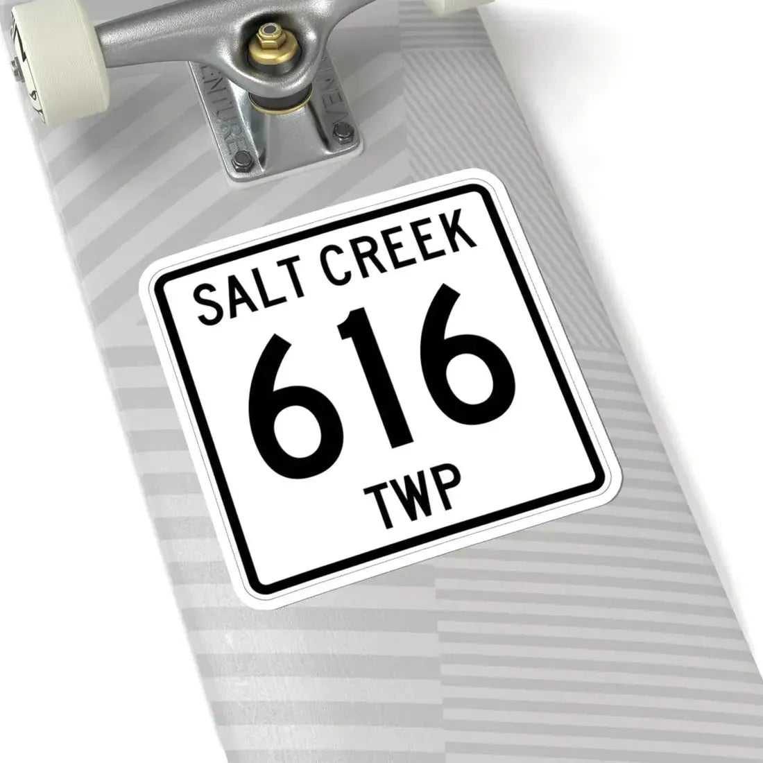 Salt Creek Township Route 616 Holmes County Ohio (Ohio) (Road Sign) STICKER Vinyl Kiss-Cut Decal - The Sticker Space