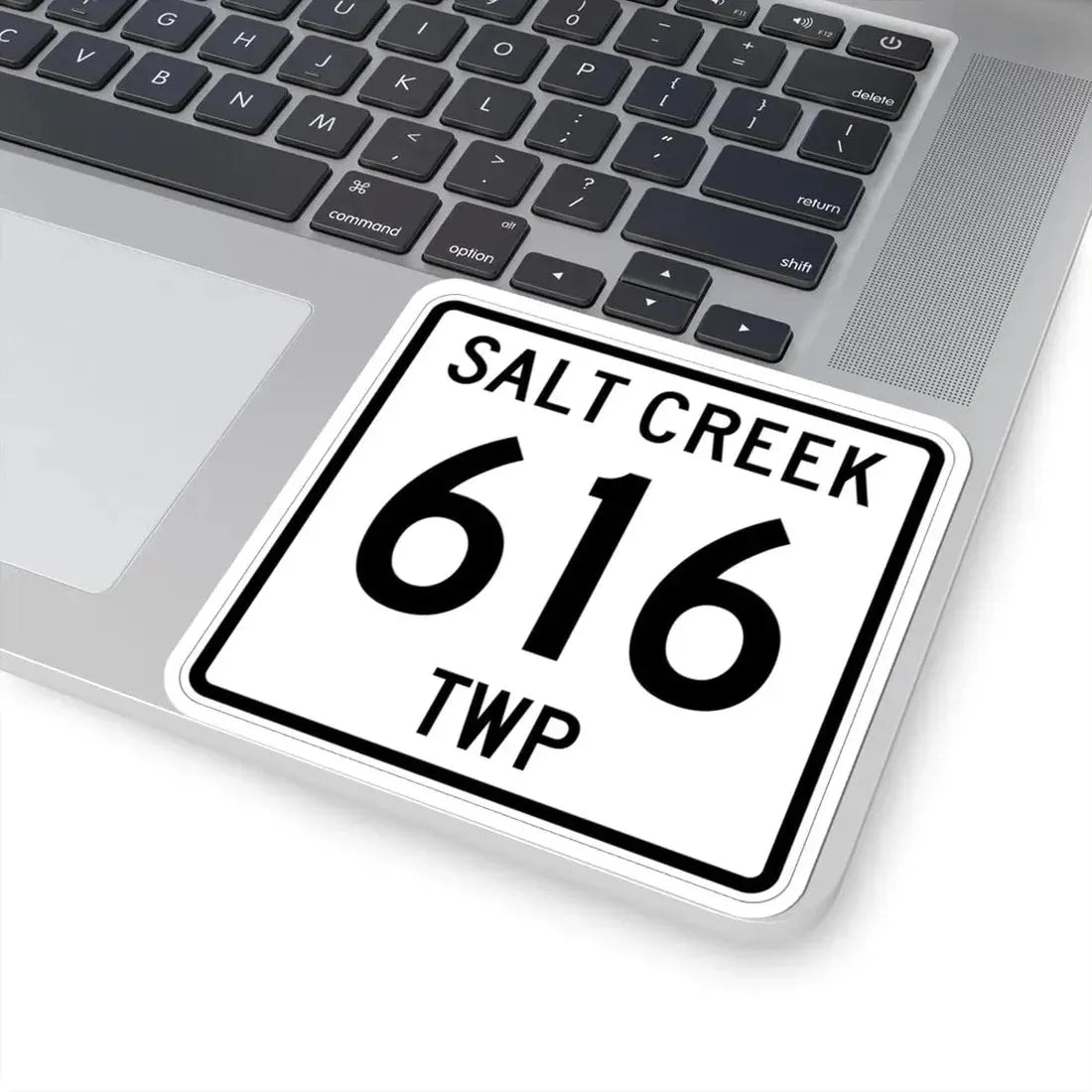 Salt Creek Township Route 616 Holmes County Ohio (Ohio) (Road Sign) STICKER Vinyl Kiss-Cut Decal - The Sticker Space