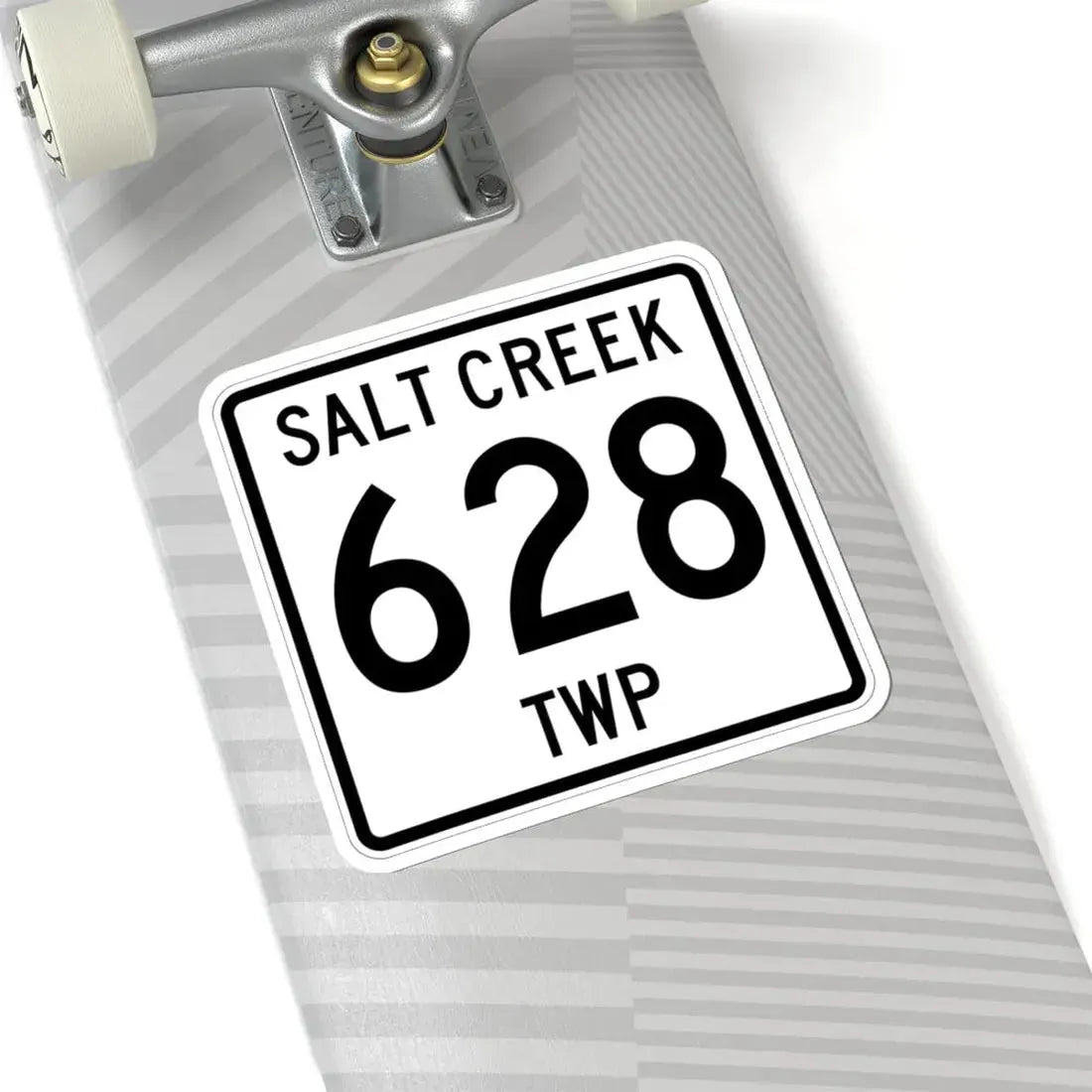 Salt Creek Township Route 628 Holmes County Ohio (Ohio) (Road Sign) STICKER Vinyl Kiss-Cut Decal - The Sticker Space