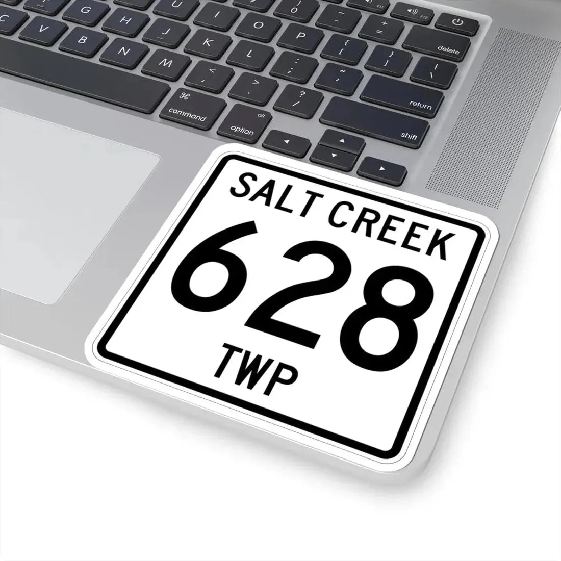 Salt Creek Township Route 628 Holmes County Ohio (Ohio) (Road Sign) STICKER Vinyl Kiss-Cut Decal - The Sticker Space