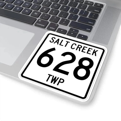 Salt Creek Township Route 628 Holmes County Ohio (Ohio) (Road Sign) STICKER Vinyl Kiss-Cut Decal - The Sticker Space