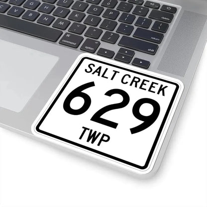 Salt Creek Township Route 629 Holmes County Ohio (Ohio) (Road Sign) STICKER Vinyl Kiss-Cut Decal - The Sticker Space