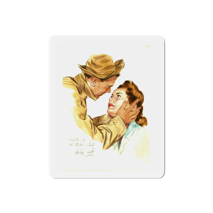 Salute to the Glider Pilots, 1943 (Magazine Illustration) Refrigerator Magnet-6" × 6"-The Sticker Space