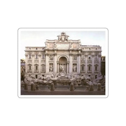 SALVI, Niccolo - Fontana di Trevi (Artwork) STICKER Vinyl Die-Cut Decal White Die-Cut 3 Inch - The Sticker Space