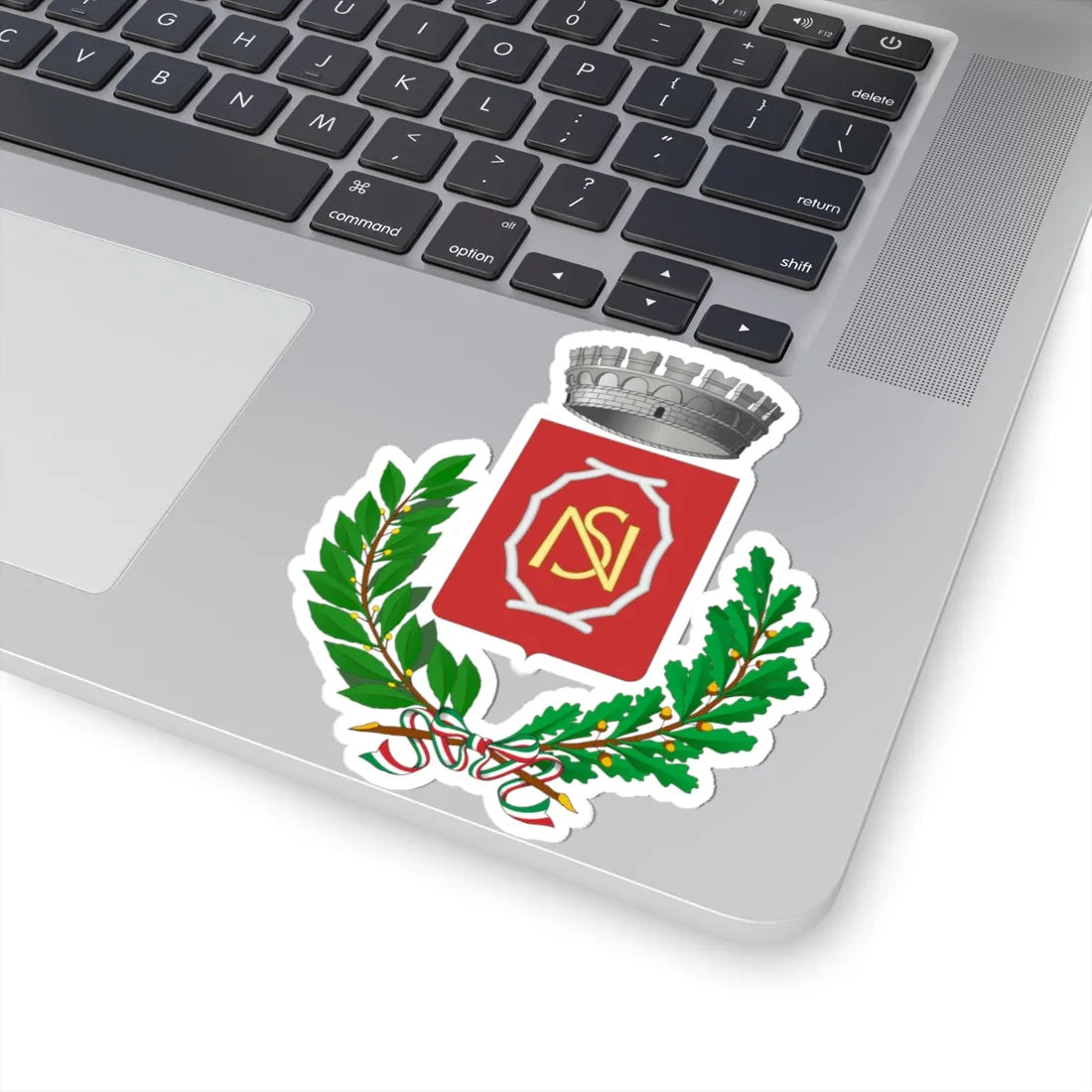 Salzano-Stemma (Italy) (Coat of Arms) STICKER Vinyl Kiss-Cut Decal - The Sticker Space