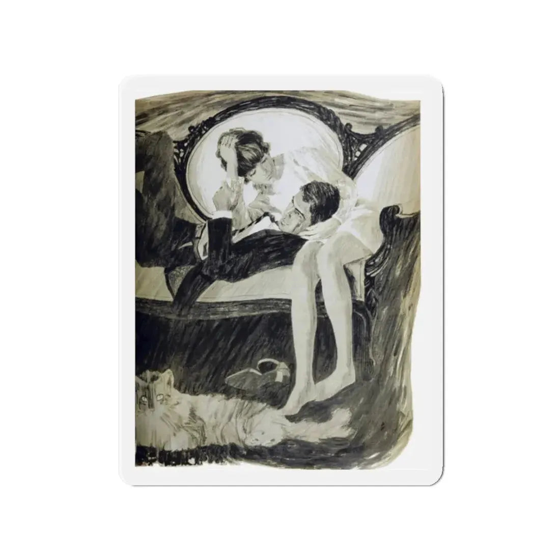 Sam's Way, Woman's Day, June 1968 (Magazine Illustration) Refrigerator Magnet - The Sticker Space