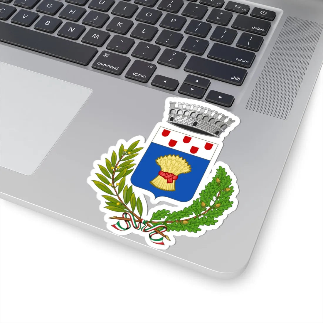 Samatzai-Stemma (Italy) (Coat of Arms) STICKER Vinyl Kiss-Cut Decal - The Sticker Space