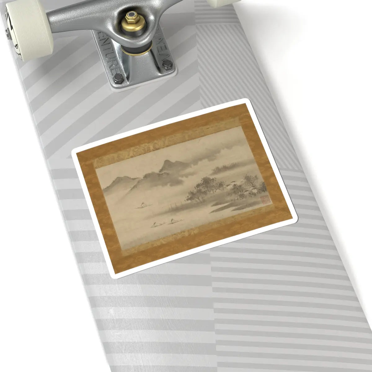 Sōami - Landscape - 17th century v1 - STICKER Vinyl Kiss-Cut Decal