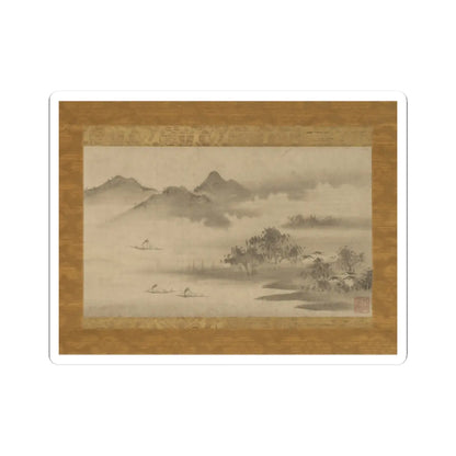 Sōami - Landscape - 17th century v1 - STICKER Vinyl Kiss-Cut Decal