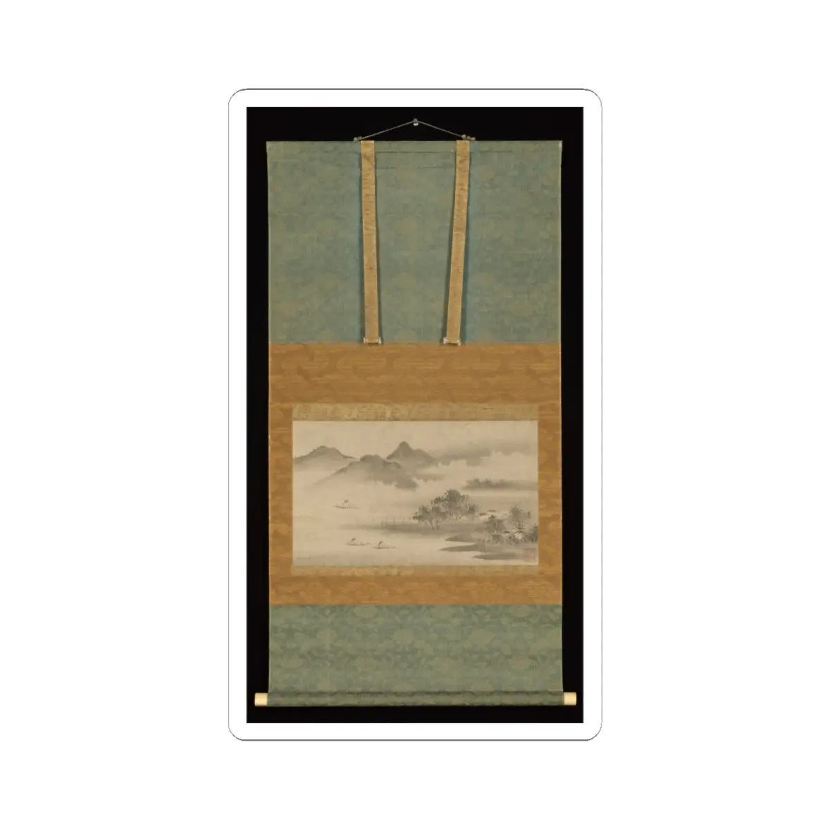 Sōami - Landscape - 17th century v2 - STICKER Vinyl Kiss-Cut Decal