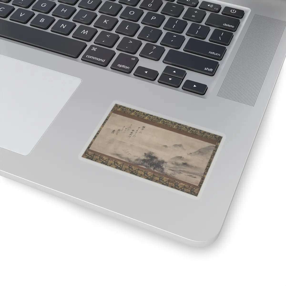 Sōami - Rainy Landscape - 17th century v1 - STICKER Vinyl Kiss-Cut Decal