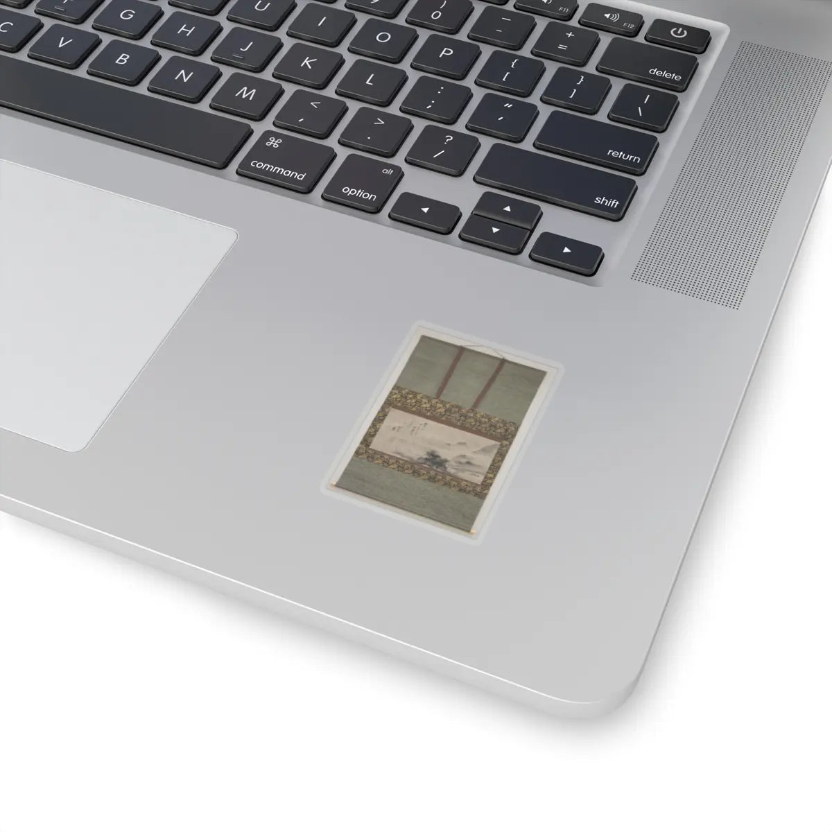 Sōami - Rainy Landscape - 17th century v2 - STICKER Vinyl Kiss-Cut Decal